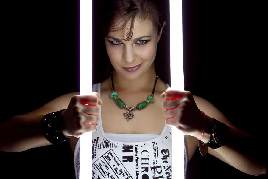 retoque fotografico neon