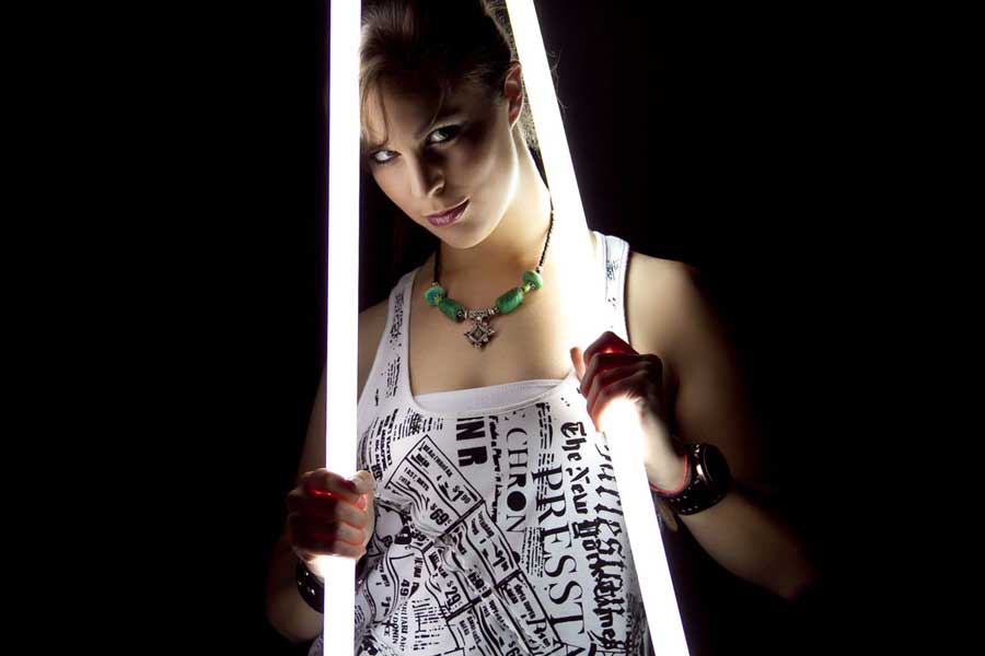 retoque fotografico neon